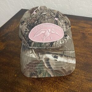 Realtree Camo Pink Duck Commander Hat Baseball Cap Adjustable Back